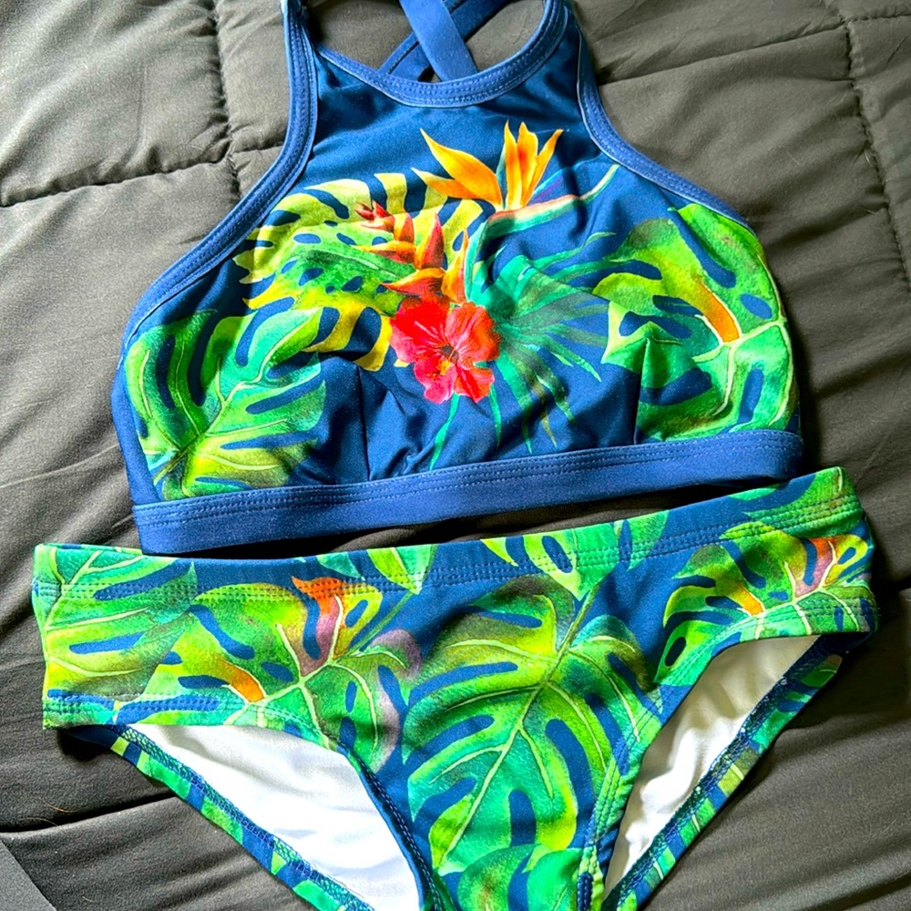 Bandurska Design tropical print pole set, size S